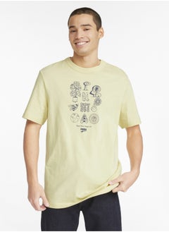 Buy Downtown Mens Graphic Crew Neck T-Shirt in UAE