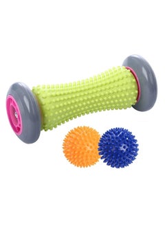 اشتري Foot Roller Massage Ball, Pain Relief, Plantar Fasciitis, Used For Deep Tissue Acupoint Recovery, Muscle Recovery, Relaxation And Stress Relief (1 Roller And 2 Pointed Balls) في الامارات