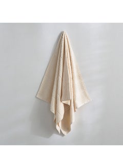 Buy Cloud Soft Serene Zero Twist Textured Bath Towel 140 x 70 cm in UAE