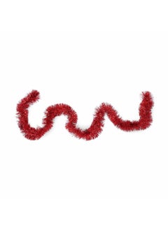 اشتري PET Tinsel Garland 210cm - Red في الامارات