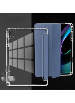 Buy Case Compatible with Huawei Matepad 11.5'' 2023 / Matepad Air 11.5 inch, Trifold Stand Cover Case with Pencil Holder,PU Leather Clear Transparent Back Cover in Saudi Arabia