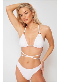 Buy White Triangle Accessory Bikini Top TBESS20BU0269 in Egypt