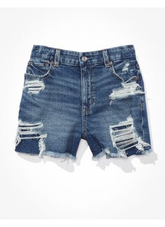 اشتري AE Strigid Curvy Denim Mom Shorts في الامارات