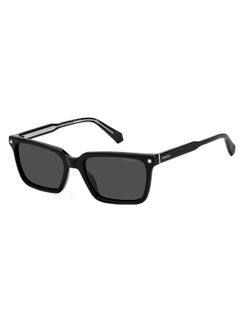 اشتري Men Rectangular Sunglasses PLD 4116/S/X  BLACK 55 في الامارات