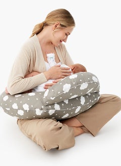 Buy Nursing Pillow for Breastfeeding, Original Plus Size Breastfeeding Pillows for More Support for Mom and Baby, with Adjustable Waist Strap and Removable Cotton Cover in UAE