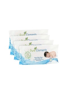 اشتري Aloe Natural Baby Wipes 4 x 64, 256 Count في الامارات