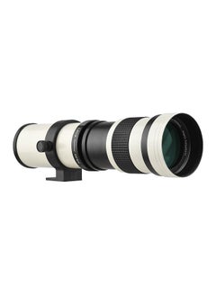 اشتري Camera MF Super Telephoto Zoom Lens F/8.3-16 420-800mm T Mount with Universal 1/4 Thread Replacement for Canon Nikon Sony Fujifilm Olympus Cameras في السعودية