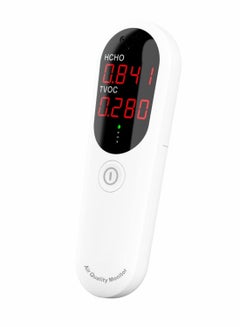Buy Air Quality Monitor, Formaldehyde Detector HCHO Tester Indoor Air Meter VOC Monitoring Tool Toxic Gas Detector Formaldehyde Testing Kit Safe Air Monitor Air Purity Meter for Home, Office, Hotel, Car in Saudi Arabia