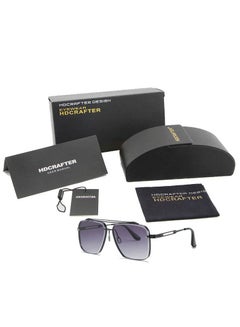 Buy Men's Gradient Sunglasses Simple Casual UV Protection Trend Personalized Metal Sunglasses in UAE