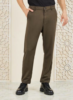 اشتري Solid Slim Fit Knitted Trouser في السعودية