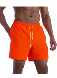 Buy Men's Beach Shorts Summer Shorts Hot Spring Swimming Trunks Quarter Shorts Double-layer Shorts Casual Swimming Shorts in UAE