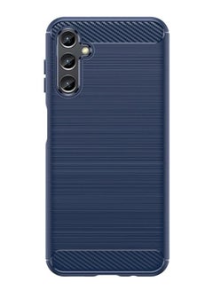Buy Samsung Galaxy A14 5G Case, Fashion Shock-Absorption Anti-Drop Flexible Brushed TPU Bumper Soft Rubber Protective Phone Case Cove for Samsung Galaxy A14 5G, Blue in Saudi Arabia