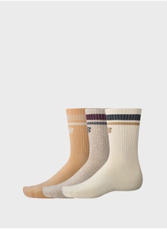 Buy 3 Pack Essential Midcalf Socks in UAE