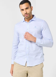 Buy Striped Regular Fit Shirt in UAE