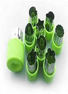 Buy 9 Pcs Vegetable Cutter Shapes Set Cookie Stamps Mold Cookie Mini Pie Fruit andCutter Decorative Food for Kids Baking and Food Supplement Tools Accessories Crafts for Kitchen, Multi Color, SSZ301 in Egypt