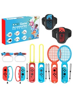 اشتري 2023 10-in-1 Switch Sports Accessories Bundle for Nintendo Switch and Switch OLED - Compatible Gear for Enhanced Gaming Experience in Switch Sports. في الامارات