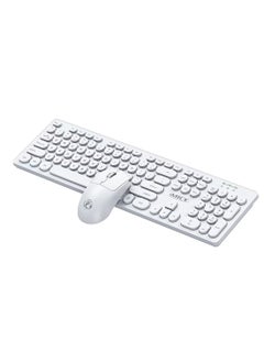 اشتري iMice  USB Wireless Gaming Round Keycap Waterproof Keyboard and Mouse Wireless Office Keyboard and Mouse Combo في السعودية