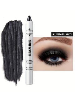 Buy Vibrant Pearl Glitter Eyeshadow Pen - Liner & Shadow Combinations - Waterproof, Sweat-Proof, Smudge-Proof, Brightening Highlighter for Music Festivals, Under Crease, Eyelid Application #11 in UAE