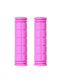 اشتري Bicycle Handlebar Grips,2Pcs Soft Bmx Mtb Cycle Road Mountain Bicycle Scooter Bike Handle Bar Rubber End Grip Boys And Girls Kids Bikes Child'S Gift (Pink) في الامارات