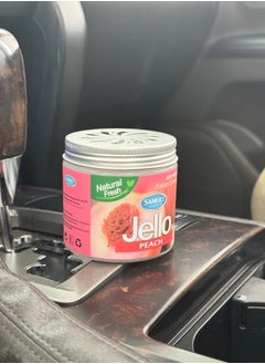 Buy Jello Gel-Based Natural Essential Oil Car Air Freshener – Long-Lasting Aroma for Ultimate Freshness, Natural Peach Scent   Scent, Compact Design in UAE