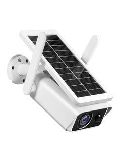 Buy Outdoor Solar Security Camera 4MP Chargeable Battery Wireless WiFi Home Surveillance Camera with PIR Motion Detection, Night Vision, 2-Way Audio, IP66 Waterproof in Saudi Arabia