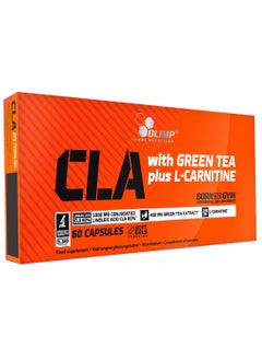 Buy Olimp CLA with Green Tea Plus L-Carnitine Weight Loss Supplement 60 capsules in UAE