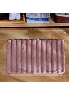 Buy Fluffy Rabbit Fur Bath Mat 80 x 50 cm in Saudi Arabia