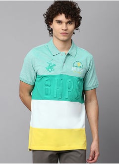 Buy Colourblock Polo T-Shirt in UAE