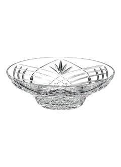 Buy Melodia Vintage Crystal Decorative Glass Bowl Clear 9 x 30.5 x 30.5 cm in Saudi Arabia