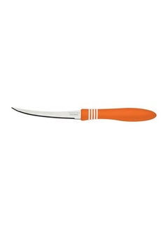 Buy Cor&Cor 2 Pieces Tomato Knife Set with Stainless Steel Blade and Orange Polypropylene Handle in UAE