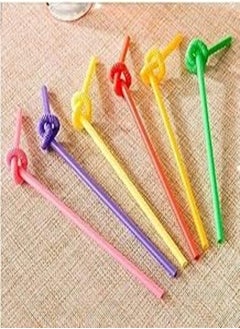 Buy Generic Flexible Disposable Drinking Straw - 100 Pcs in Egypt