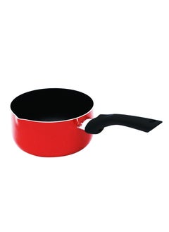 Buy Non Stick Saucepan with Induction bottom, 2.5mm Thick-Red Black in Saudi Arabia