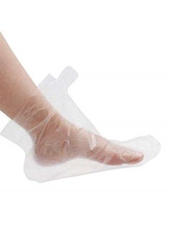 اشتري Paraffin Bath Liners for Foot Pedicure Hot Spa Wax Treatment, Larger Thicker Thermal Therapy Feet Covers Bags Plastic Socks Liners في الامارات