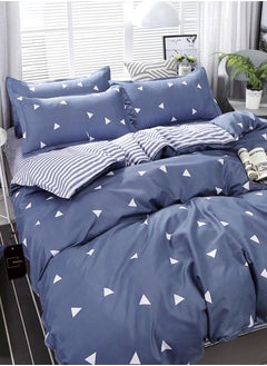 Buy 4-Piece Bed Sheet Quilt Cover Bedding Set 220*240cm in Saudi Arabia