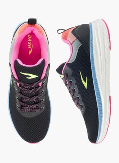 Buy Women Colourblock Sports Shoes with Lace-Up Closure in Saudi Arabia