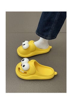 Buy Wear Cute Big-Eyed Dog Platform Slippers Indoors And Outdoors In Summer in UAE