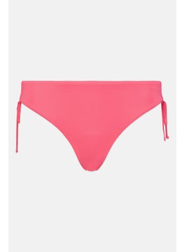 Buy Women Solid Pull On Swimwear Bottom, Pink in UAE