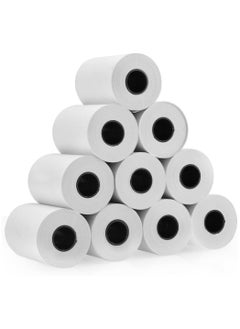 Buy FATI 57x40 mm Thermal Paper Till Rolls, Cash Register Receipt, for PDQ POS EPOS EFTPOS, Credit Card Machine (10 Pcs) in UAE