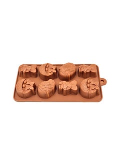 Buy Premium Silicone Chocolate Molds – chocolate moulds for baking or freezing, non-stick candy molds, mini trays for cake decorating, dessert making, jello, fat bombs, eggs, basket, rabbit design in UAE