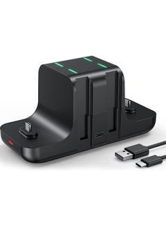 Buy Controller Charger Dock for Nintendo Switch Pro Controller and Joy con, 6-in-1 Fast Charging Dock Station for Switch & OLED Model & Lite with Charging Indicator and Type C Charging Cable in Saudi Arabia