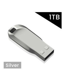 Buy 1TB USB 3.0 High speed Flash Metal Pen Drive Waterproof Silver in UAE