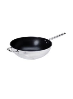 Buy Wok, stainless steel/non-stick coating32 cm in UAE