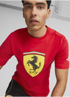 Buy Scuderia Ferrari Big Shield Mens Shortsleeve T-shirt in UAE