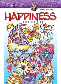 اشتري Creative Haven Happiness Coloring Book في الامارات