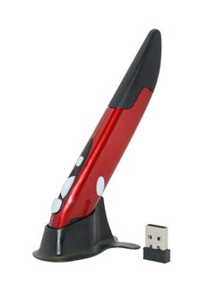 Buy Optical Wireless Adjustable Stylus Pen Mouse Red/Black in Saudi Arabia