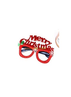 Buy Christmas Novelty Glasses Party Decoration Costume Xmas Eyeglasses Tree Antler Snowman Santa Claus New Year Shiny Eyewear in Egypt