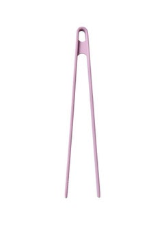 Buy Silicone Food Tongs 29x6.8x1.5 cm Pink in UAE