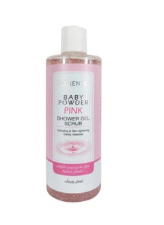 Buy Baby Powder Pink Shower Gel Scrub 500 ML in UAE