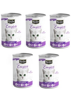 Buy 5Pc Complete Cuisine Tuna and Chicken In Broth Cat Wet Food 150g in UAE