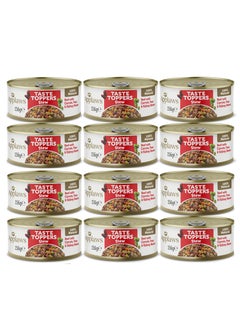 Buy 12pc Taste Topper Stew Beef With Veg Dry Food Topper For Dogs 156g in UAE